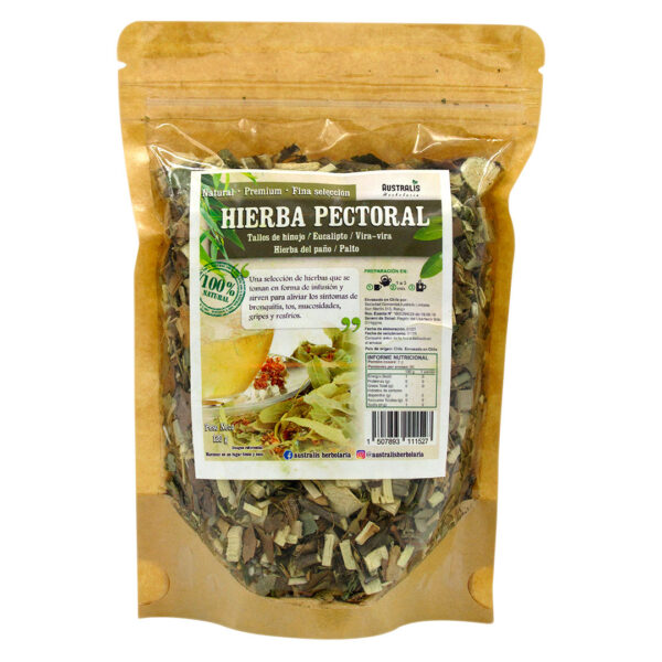 Hierba Pectoral 120 grs marca Australis