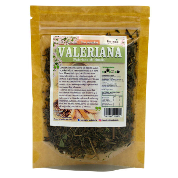Valeriana Hierba 40 grs Marca Australis