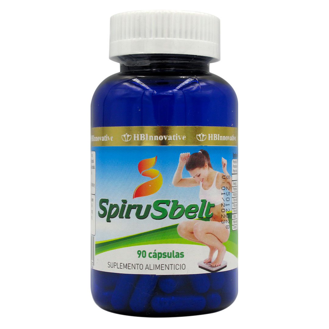 Adelgazante SpiruSbelt, 90 Capsulas, marca HBInnovative