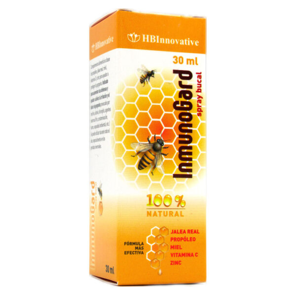 Inmunogard Spray Bucal con miel y vitamina C 30 ml marca HBInnovative