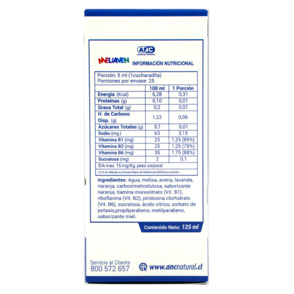 Meliaven Jarabe,125 ml, Marca ANC 4 ETIQUETA 3080263