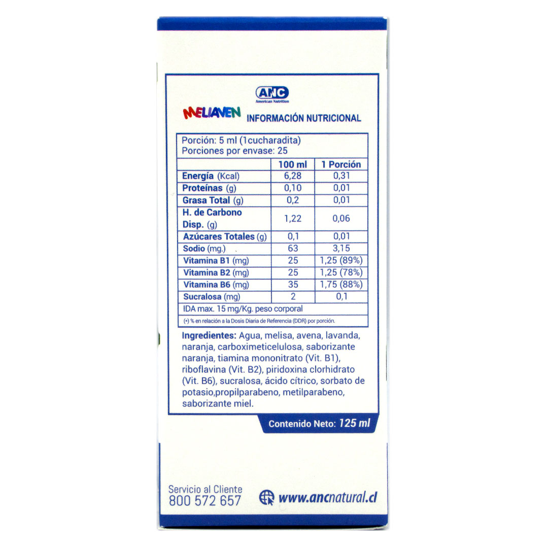 Meliaven Jarabe,125 ml, Marca ANC 2 Meliaven Jarabe,125 ml, Marca ANC - Imagen 2