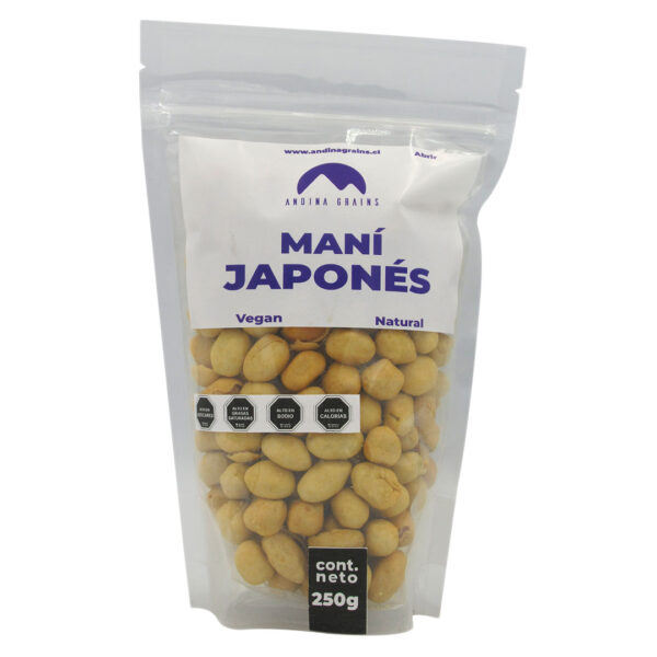 Mani Japones 250 grs marca Andina Grains