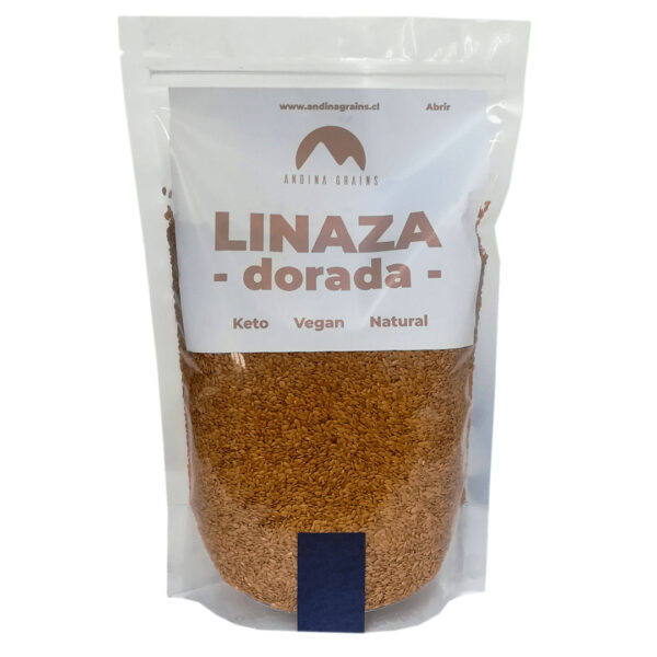 Semilla de Linaza Dorada 500 grs marca Andina Grains
