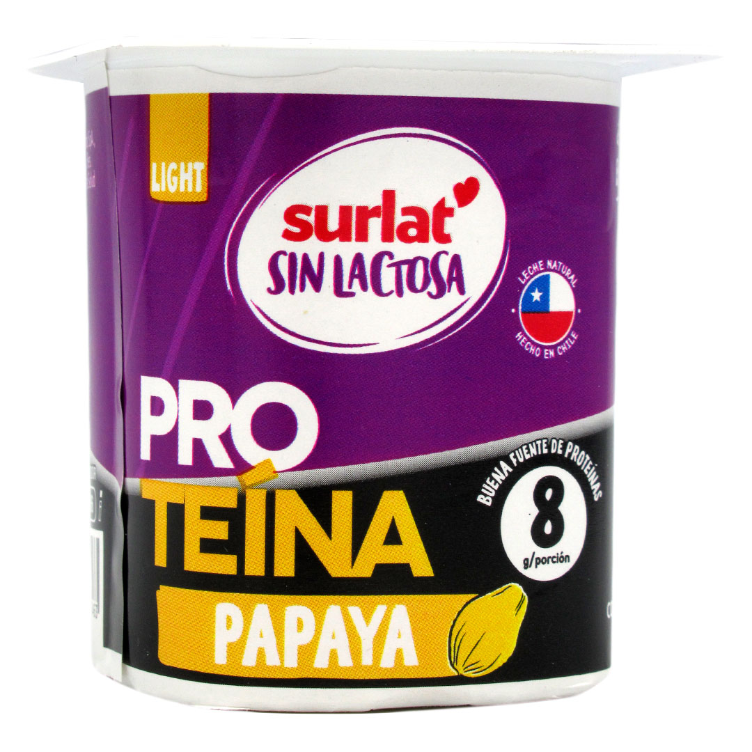 Yogurt de Papaya Alta en Proteina, sin Gluten, Bajo en Grasas, Sin