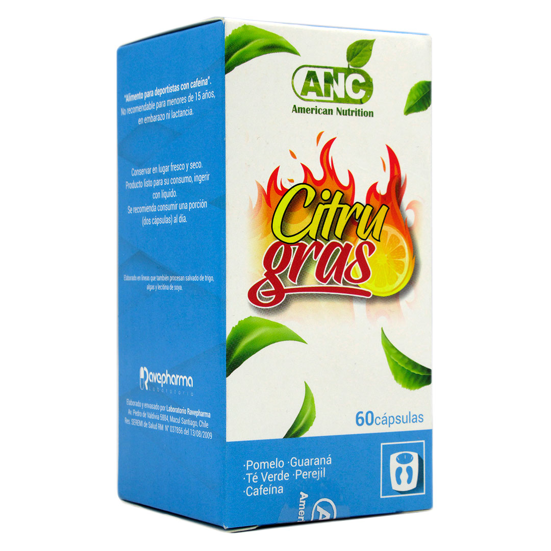 Citrugras, 60 capsulas, Marca ANC 1 Citrugras, 60 capsulas, Marca ANC