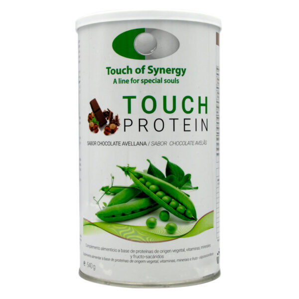 Proteína de Arveja Isolada sabor Chocolate Avellana, 540 grs, marca Touch of Sinergy