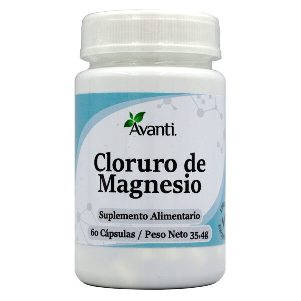 Cloruro de Magnesio 60 Capsulas marca Avanti