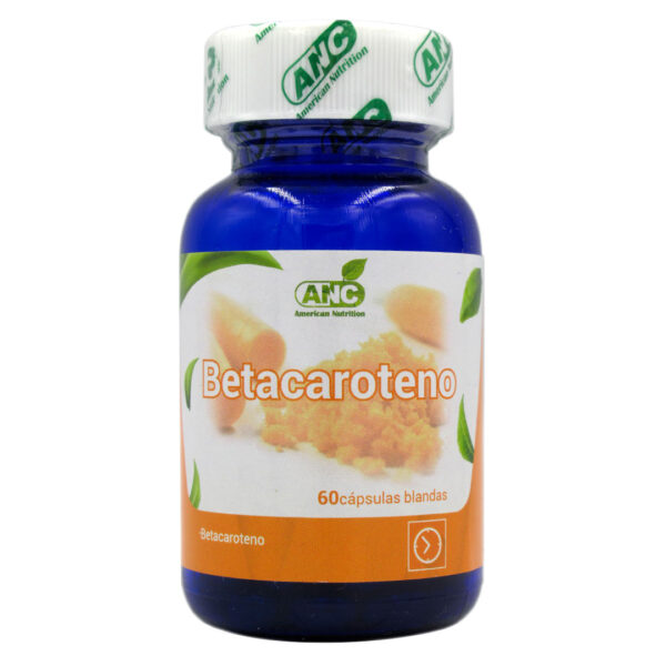 Betacaroteno 60 capsulas blandas Marca ANC