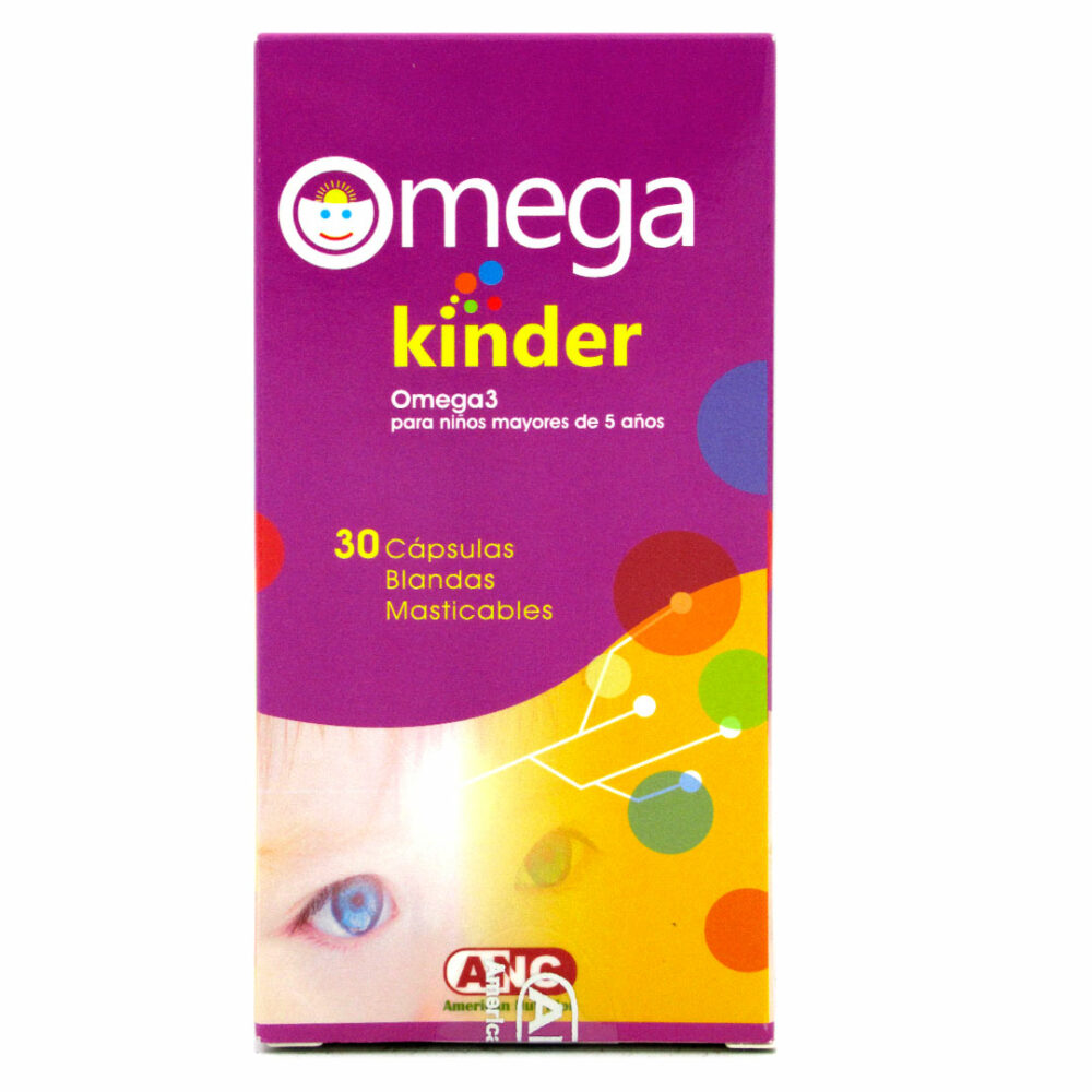 Omega 3 Kinder, 30 capsulas blandas masticables, Marca ANC Tremus