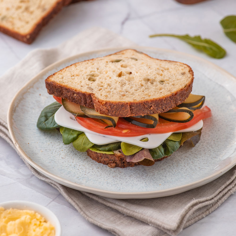 (D) Pan Keto Multisemillas Rebanado Familiar 450 gr Marca Tremus - Imagen 2