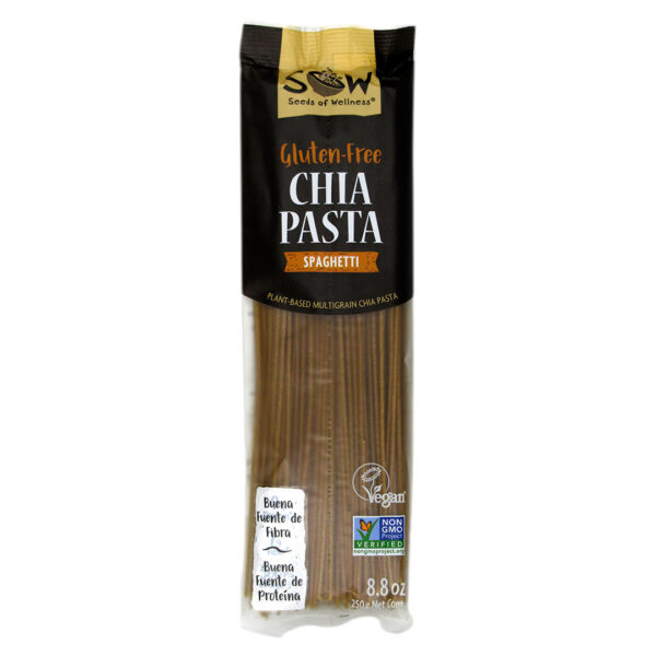 Spaghetti De Chia Libre de Gluten 250 Grs Marca Sow