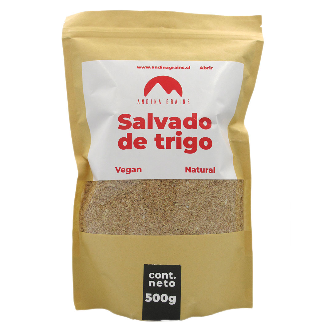 Salvado de Trigo 500 grs Marca Andina Grains - Tremus