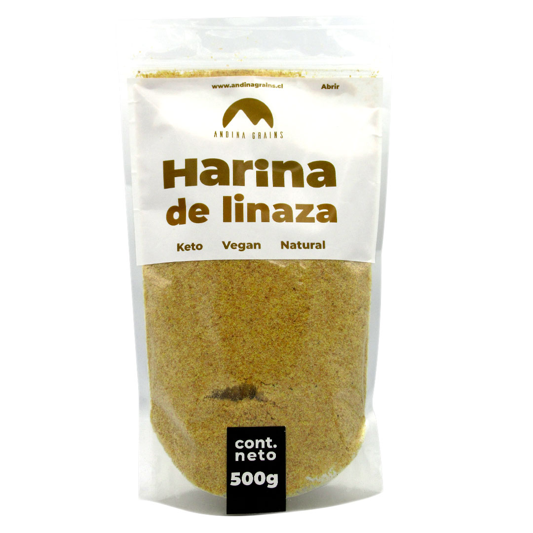 (D)Harina de Linaza Dorada 500 Grs Marca Andina Grains 1 (D)Harina de Linaza Dorada 500 Grs Marca Andina Grains