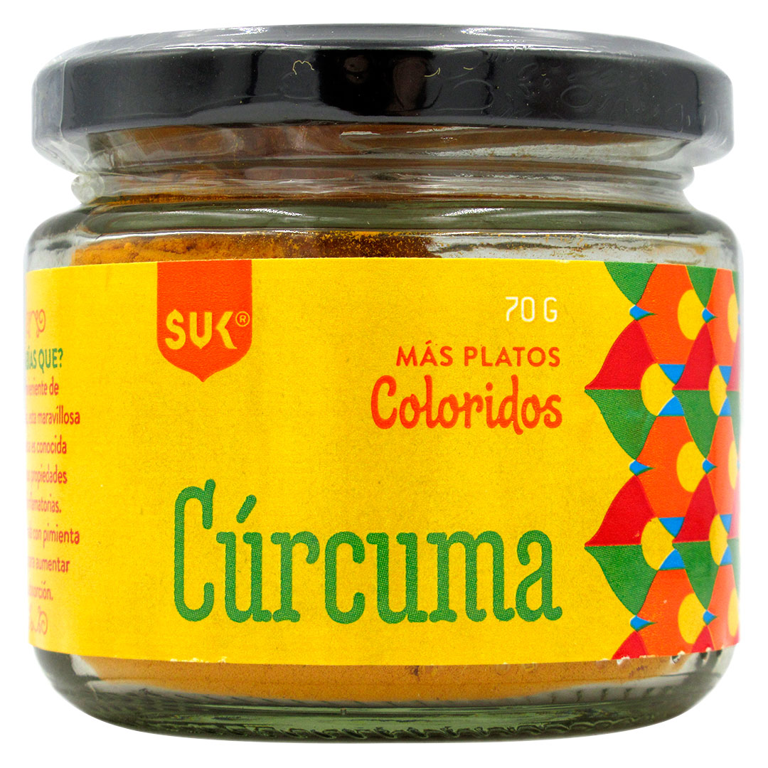 Cúrcuma, 70 Grs, Marca Suk