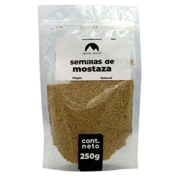 Semilla de Mostaza 250 gr Marca Andina Grains