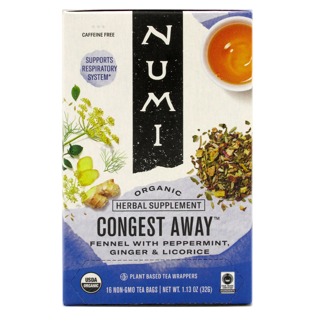 Infusiones Congest Away Organico 16 Bolsitas Marca Numi - Imagen 3