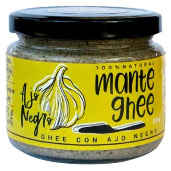 Ghee Con Ajo Negro 210 gr Marca Manteghee