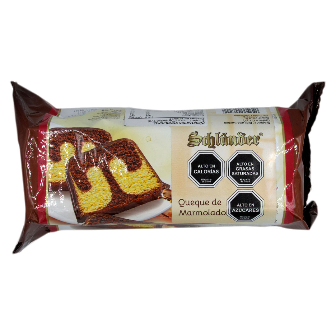 Queque de Marmolado 400 grs Marca Schlunder