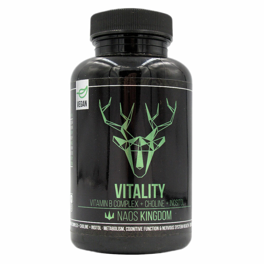 VITALITY B Complex, Vegano ,30 Capsulas Tabletas, Marca Naos Kingdom ...