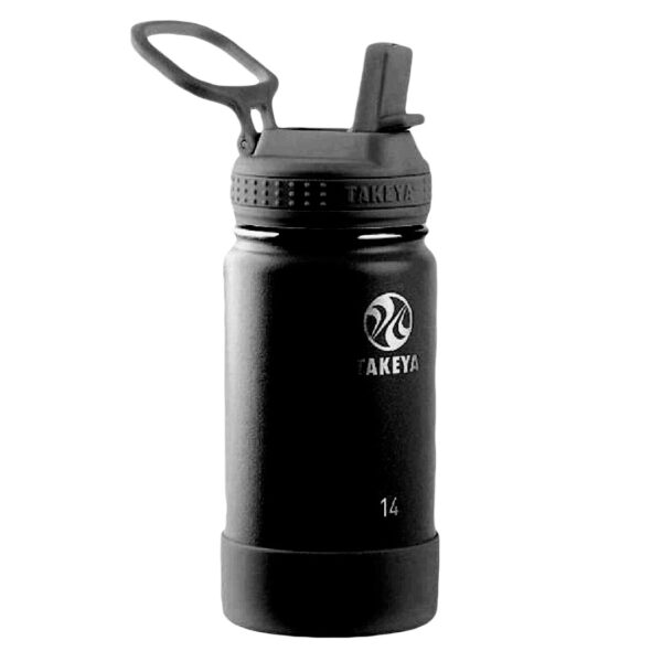 Botella Antigoteo Negra Slate 414 ml Marca Takeya