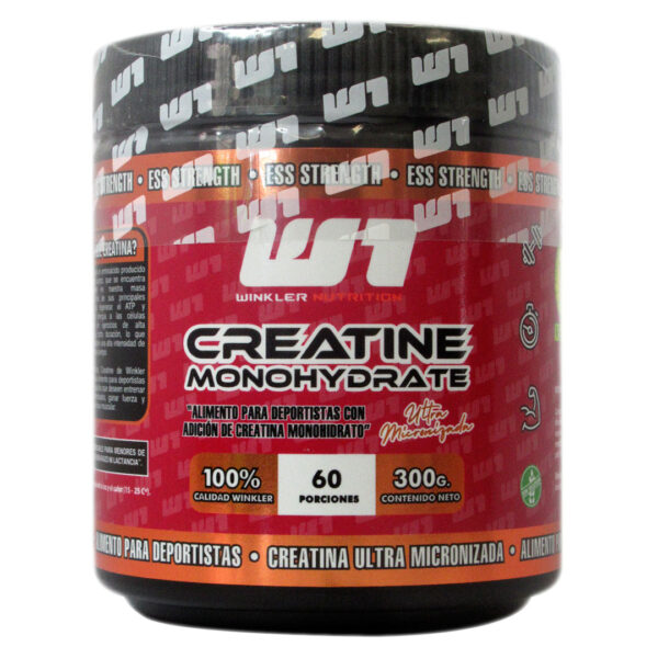 Creatina Ultra Micronizada Suplemento Para Deportistas 300 Grs Marca Winkler Nutrition
