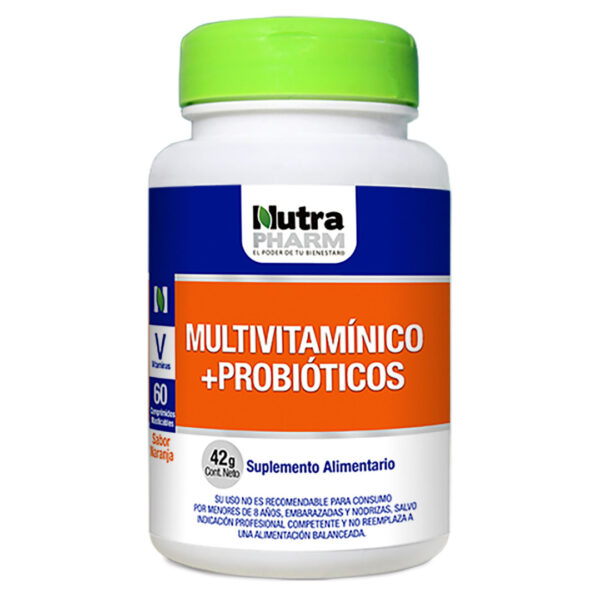 Multivitamico + Probiotico Premium 60 comprimidos marca Nutrapharm