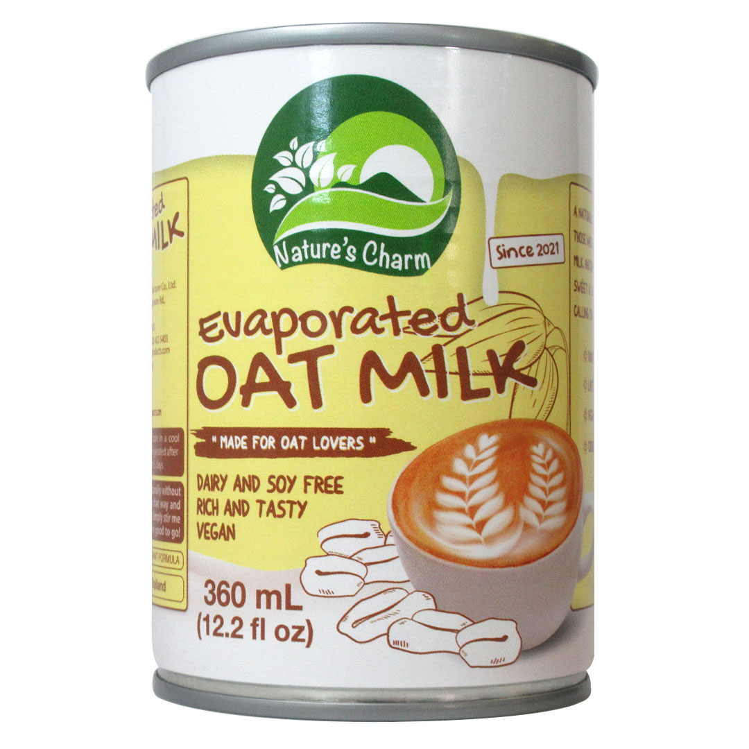 Alimento Evaporado de Avena Libre de Lacteos y Soya Vegano 360 grs Marca Natures Charm