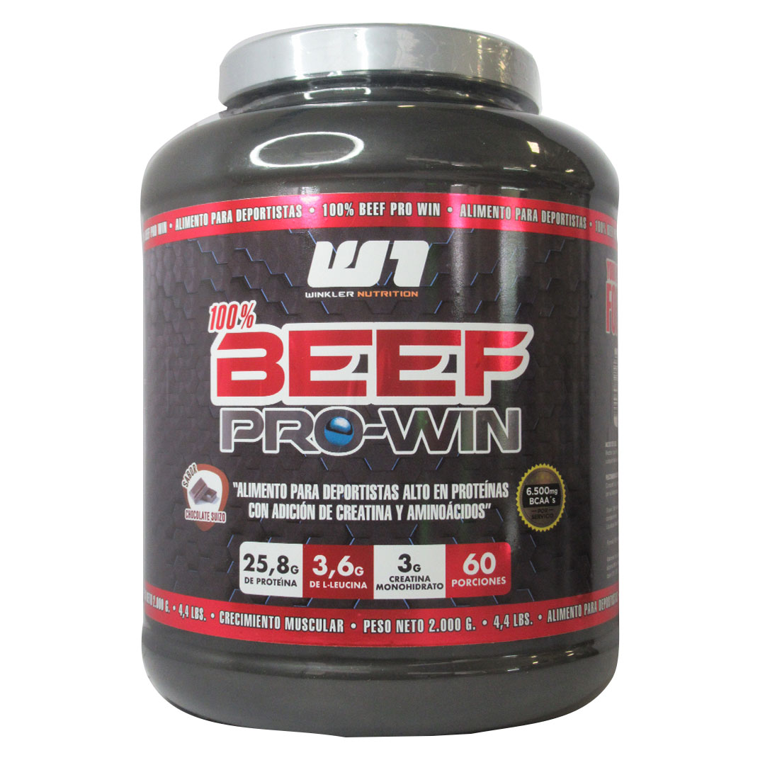 Beef Pro Win Sabor Chocolate Suizo 2kg Marca Winkler Nutrition
