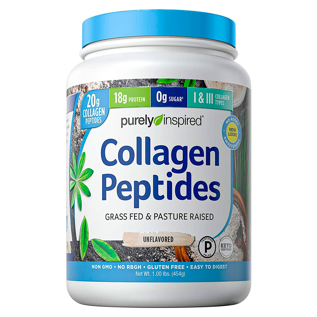 Colágeno en Polvo Collagen Peptides Sin Gluten Keto 454Grs Marca Purely Inspired 1 Colágeno en Polvo Collagen Peptides Sin Gluten Keto 454Grs Marca Purely Inspired