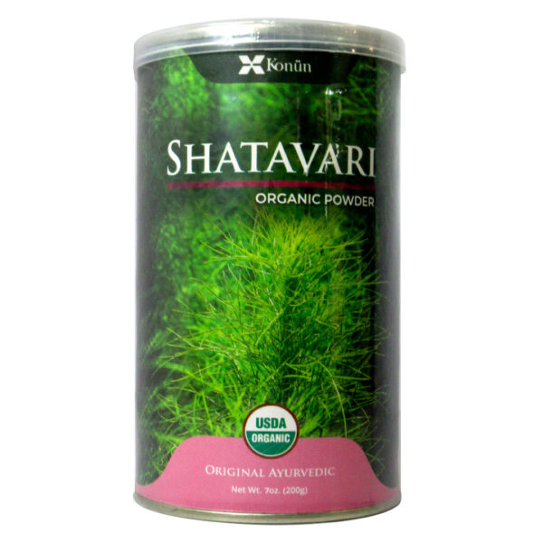 Shatavari Organico en polvo Vegano Sin gluten 200 grs marca Konun