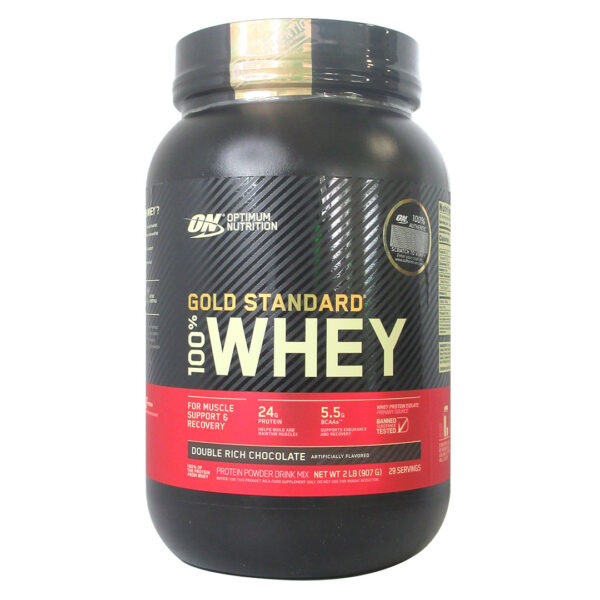 Proteina Whey 100% Sabor Double Chocolate 907 Grs Marca ON