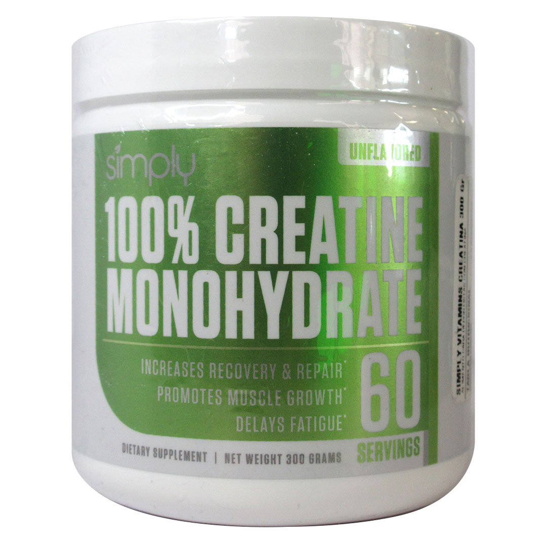 Creatina Monohydrate 100 % Sin Sabor 300 Grs Marca Simply