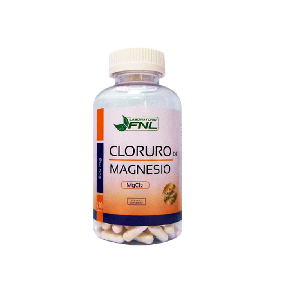 Cloruro de Magnesio 210 cápsulas Marca FNL