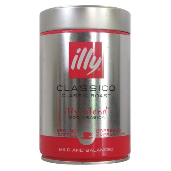 Café molido clasico lata 250 Grs Marca illy