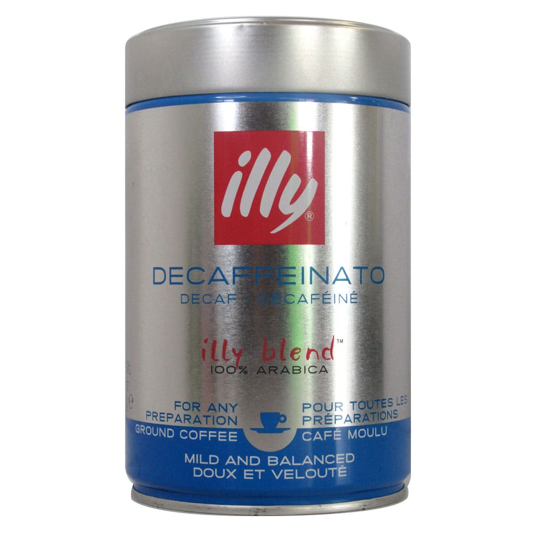 Illy Cafe Descafeinado Molido Lata 250 Grs