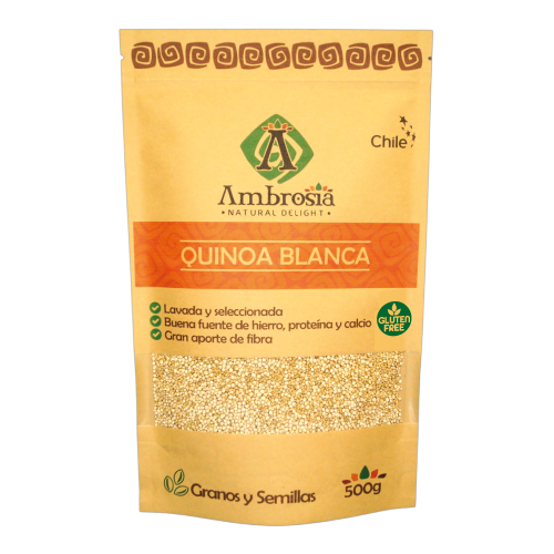 Quinoa Blanca Libre de Gluten 500 grs marca Ambrosia