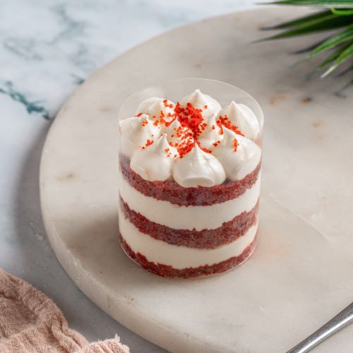 Torta Red Velvet Individual Keto, Sin Azúcar Añadida, 165 g, Tremus