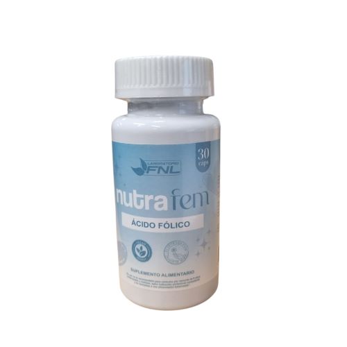 Acido Folico Vegano 30 Capsulas Marca FNL