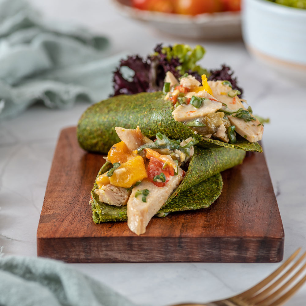 Tortillas de Espinaca Keto y Veganas 8 unidades de 30 grs c/u Marca Tremus - Imagen 2