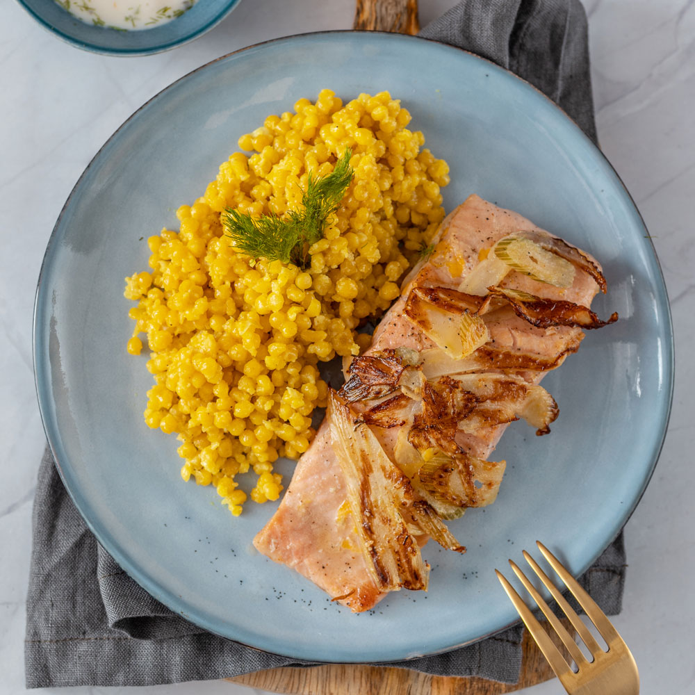 Filete de Salmón con Cremoso de Cuscús, Marca Tremus - Imagen 2