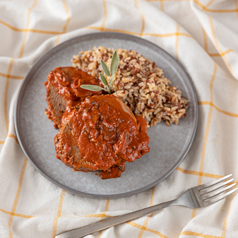 (D) Carne de Vacuno Braseada con Arroz Integral, 360 g, Tremus - Imagen 2