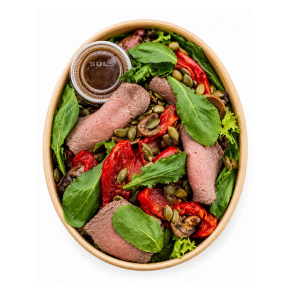 Ensalada Roast Beef y Verduras Asadas, 350 g, Tremus