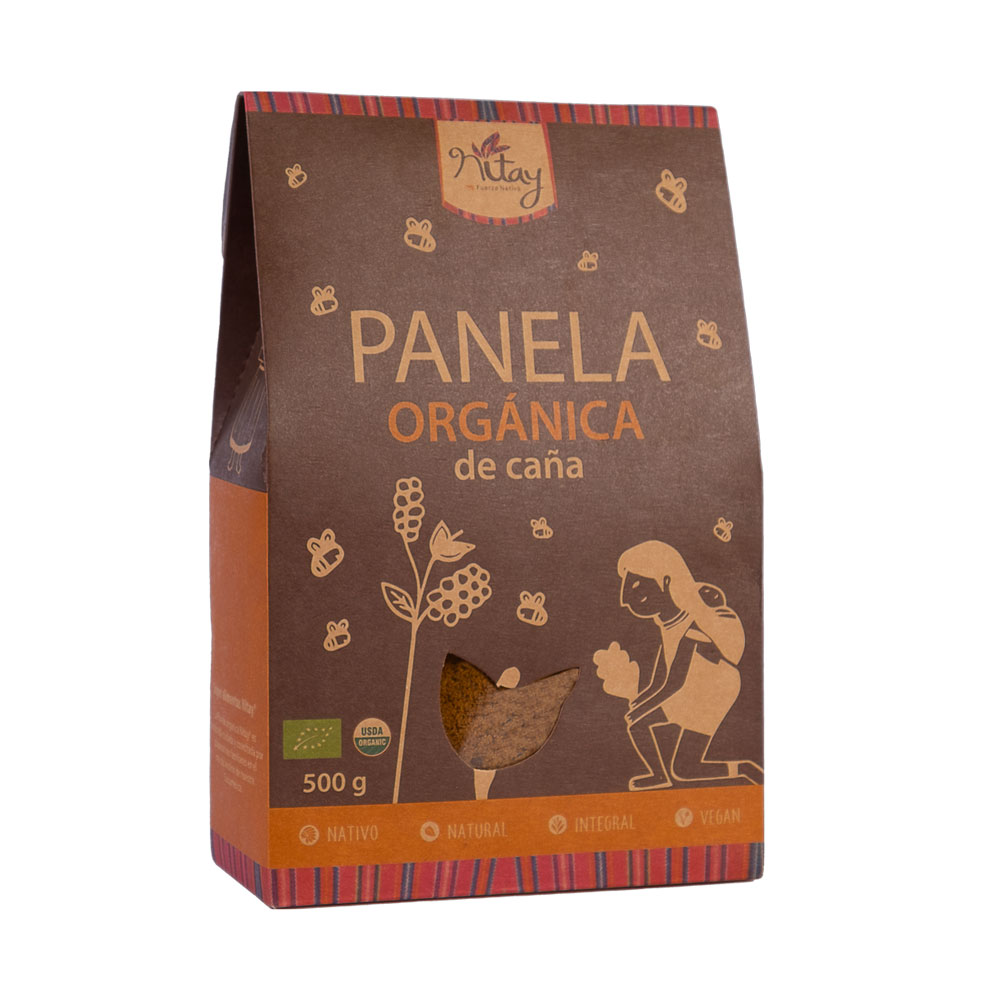 Panela Orgánica Sin Glúten 500 grs marca Nitay 1 Panela Orgánica Sin Glúten 500 grs marca Nitay