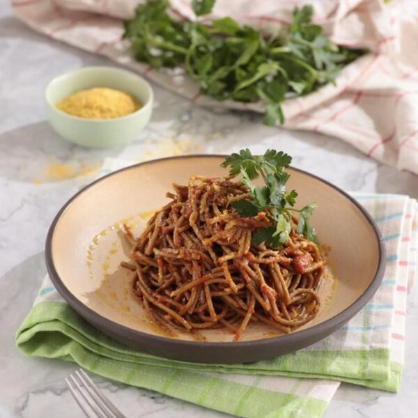 Spaghetti Green con Salsa Boloñesa Vegana, 300 g, Tremus