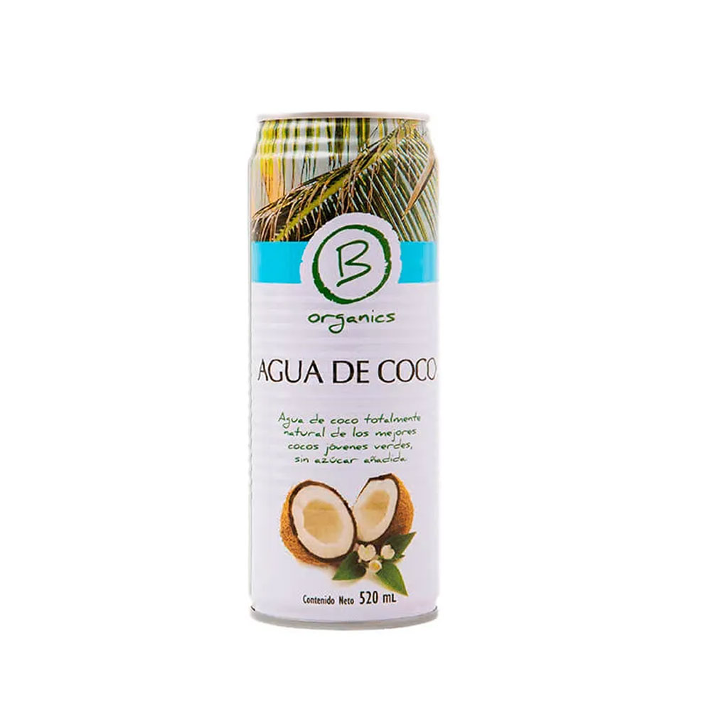 Agua de Coco Natural 520ml Marca B Organics