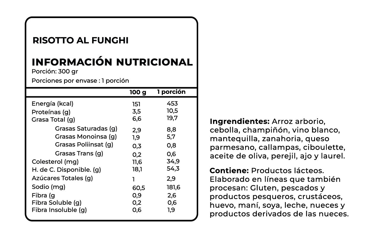 Risotto al Funghi Vegetariano, 300 g, Tremus - Imagen 3