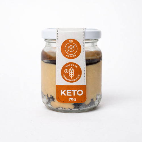 Postre Mousse de Manjar, Sin Azúcar Añadida, Keto, 70 g, Tremus