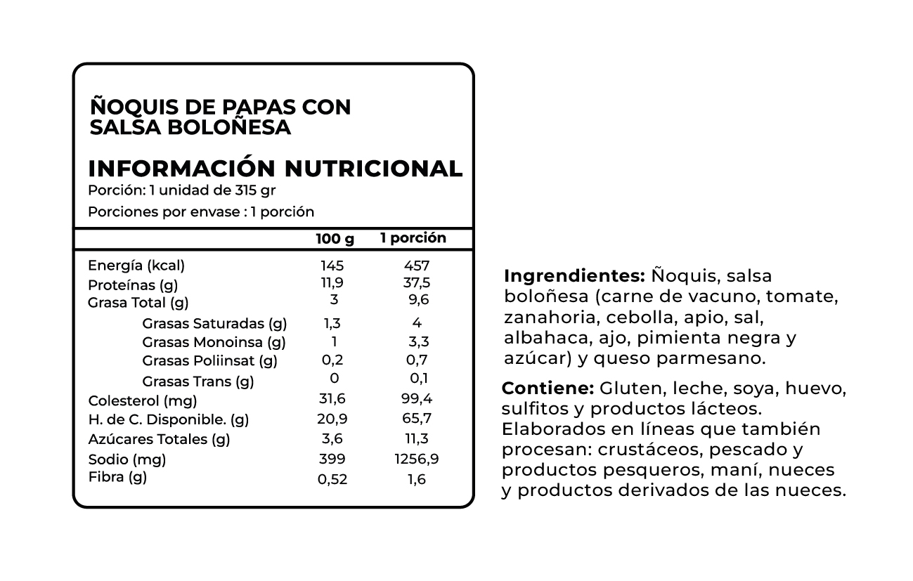 Ñoquis de Papas con Salsa Boloñesa, Tremus - Imagen 2