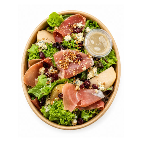 Ensalada de Prosciutto, Pera y Queso Azul, 275 g, Tremus
